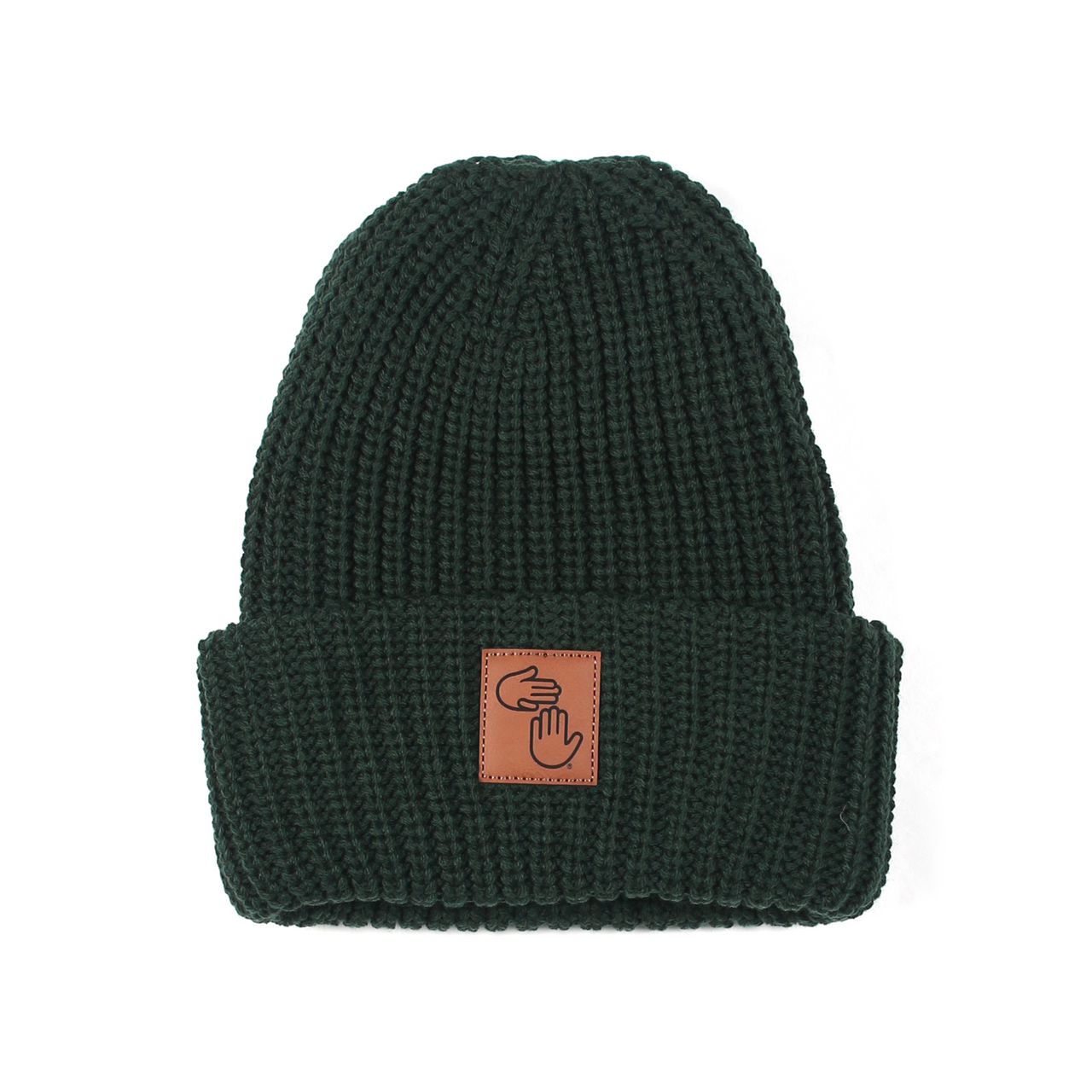 Chunky Knit Beanie - Forest