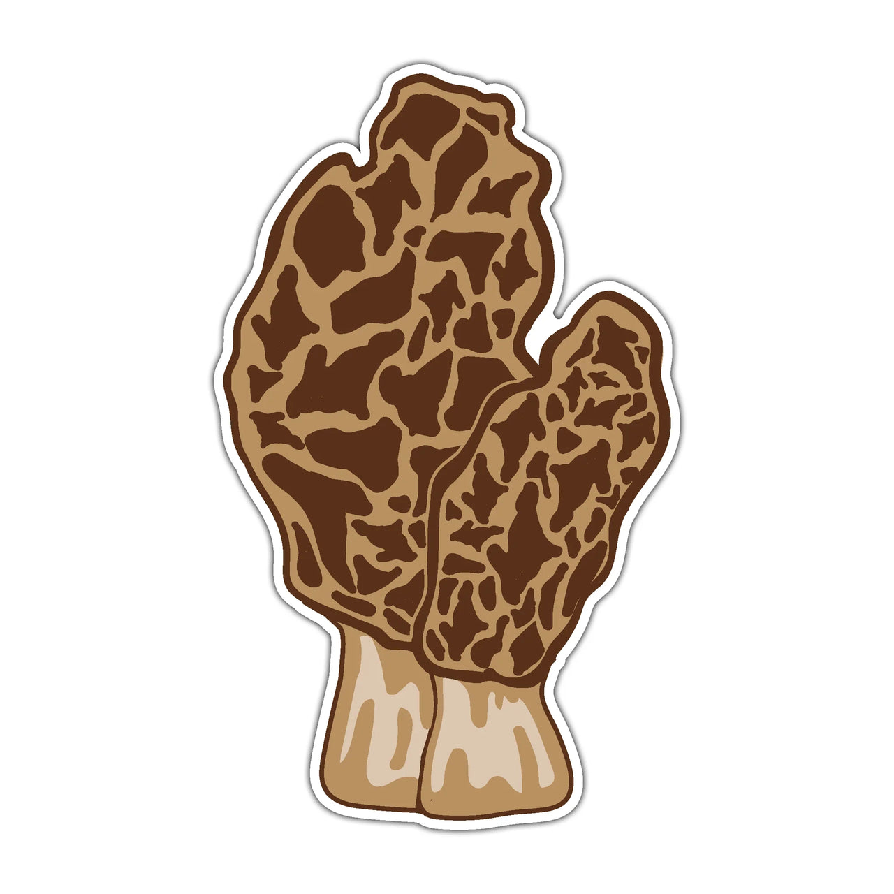 Morel Hunter Sticker