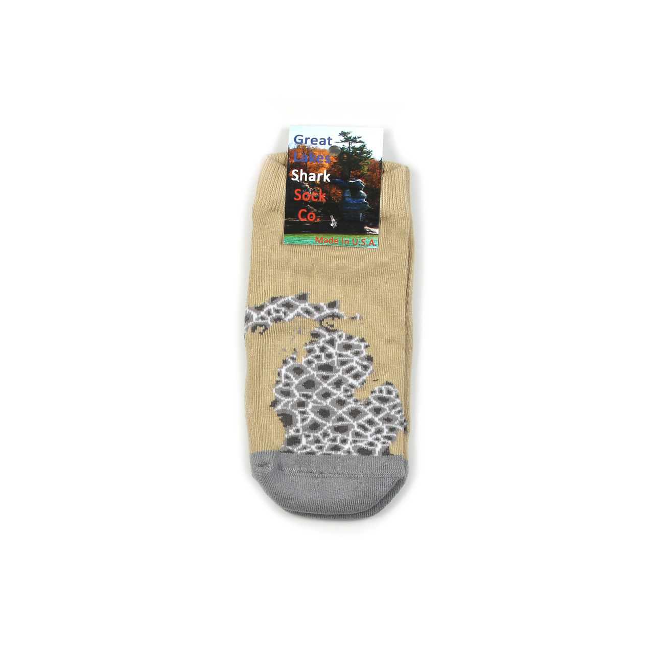 Petoskey Print Ankle Socks