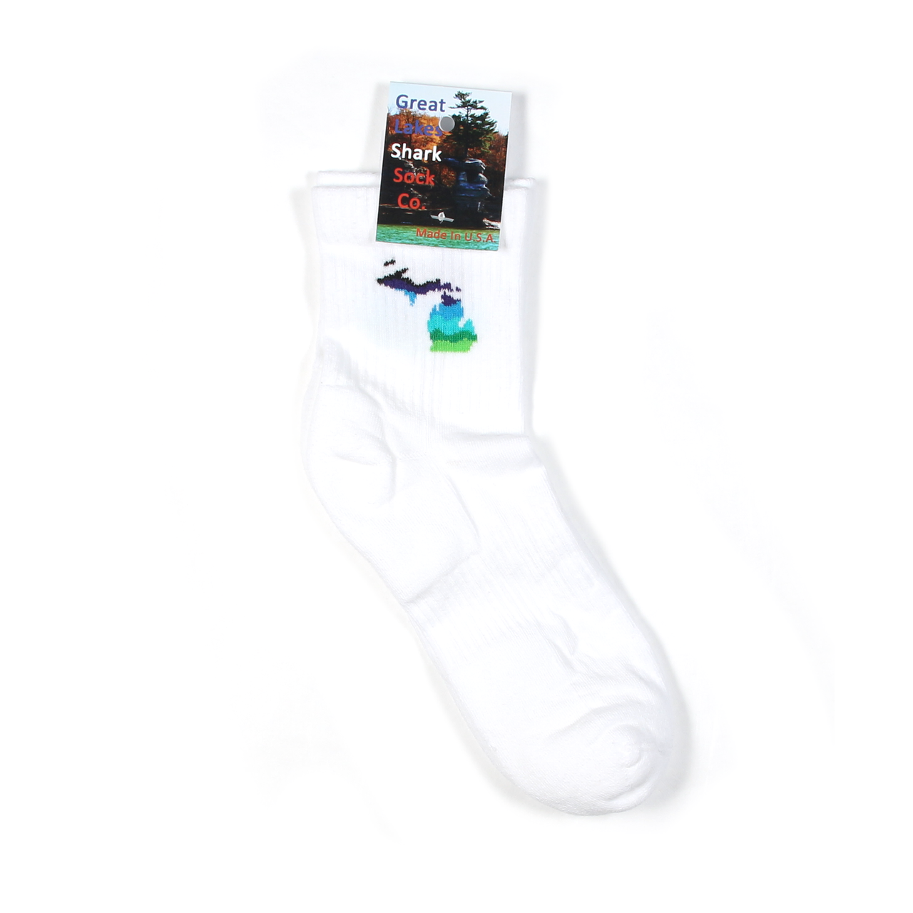 Mi Northern Lights Athletic 1/4 Crew Socks