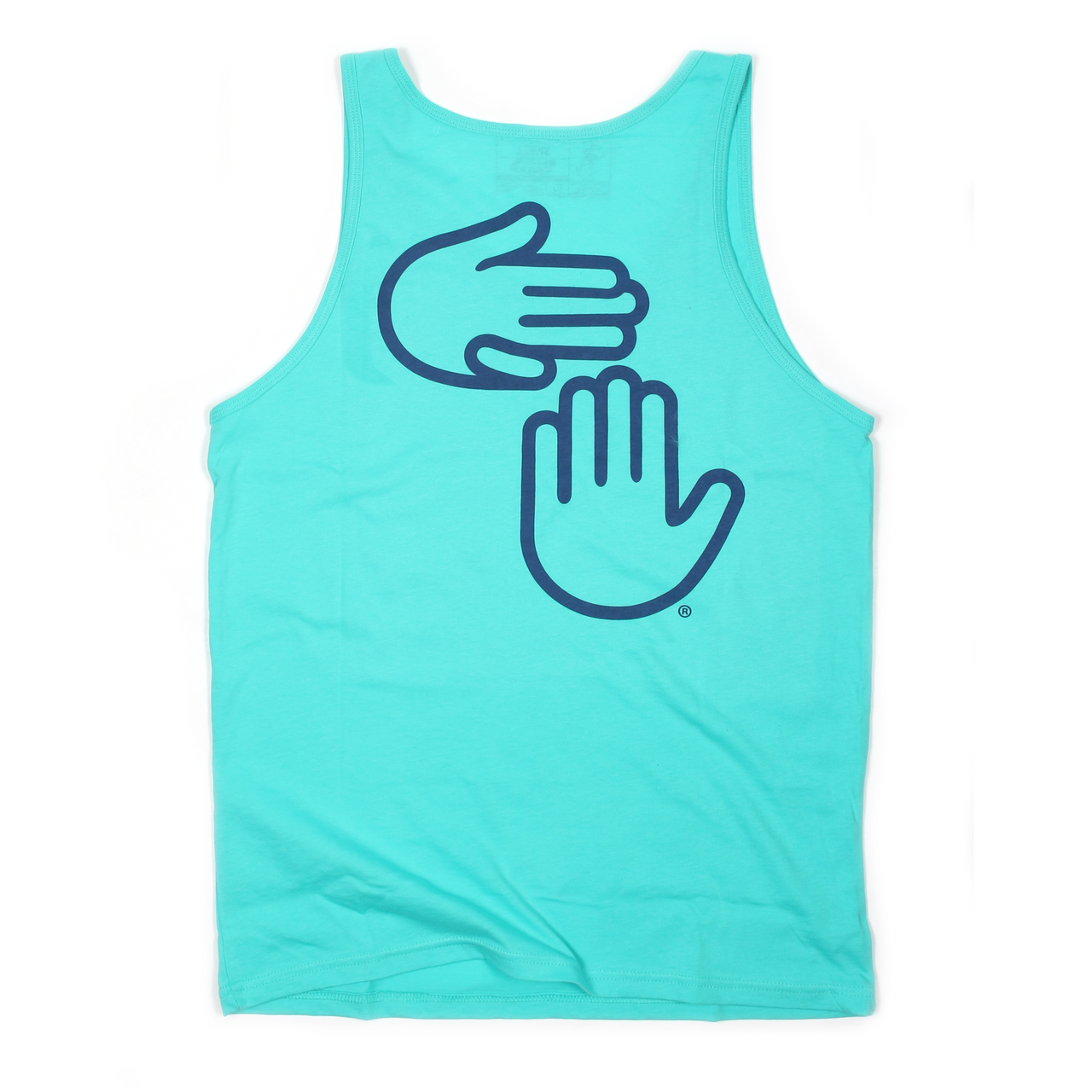 Michigan Hands Tank (Teal)