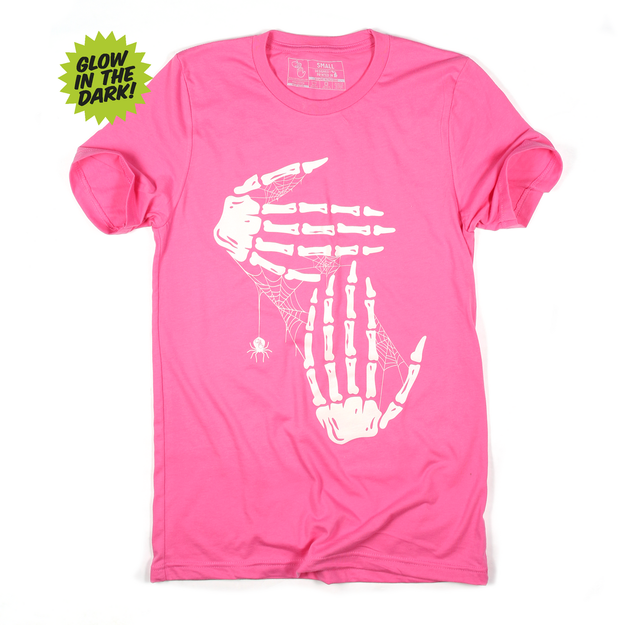 Skeleton Hands Tee (Pink)