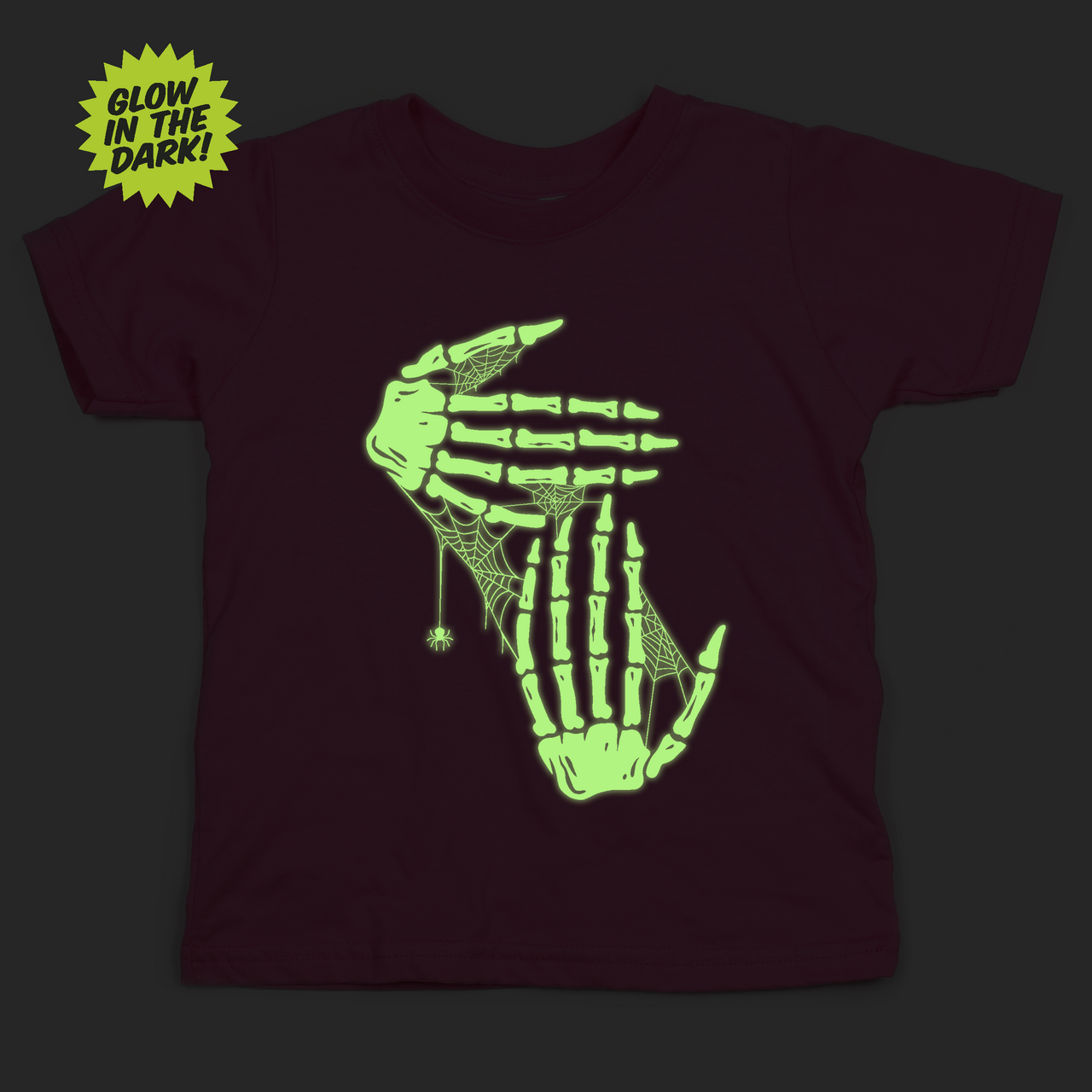 Skeleton Hands Tee - Toddler (Pink)