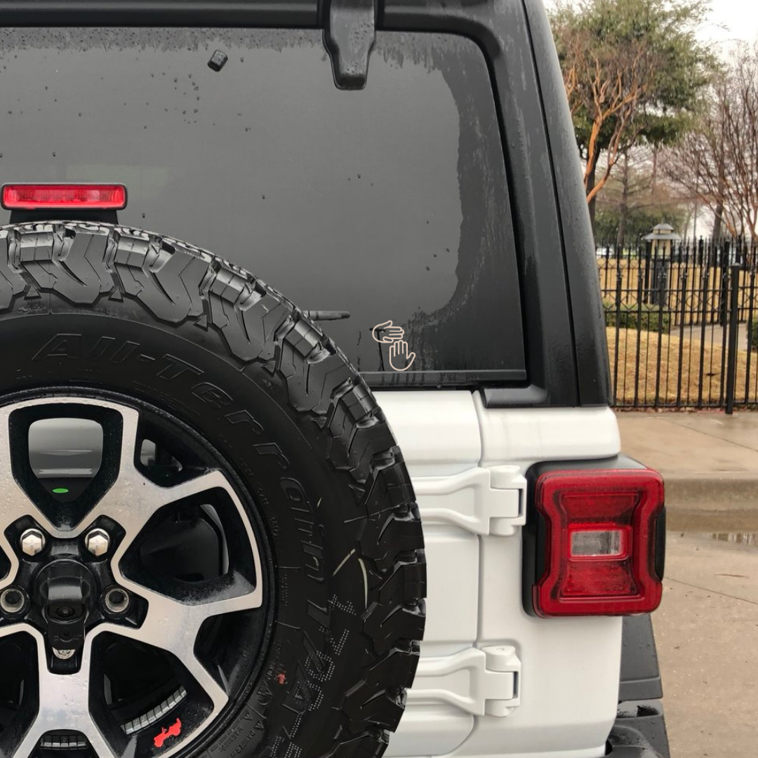 Michigan Hands 2.5" Decal (Little Bitty)