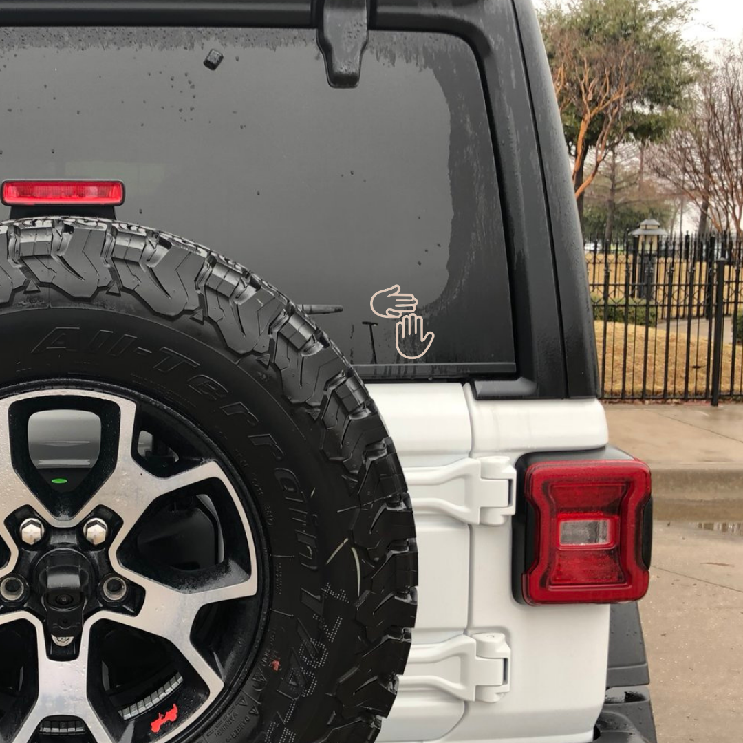 Michigan Hands 4" Decal (Small)