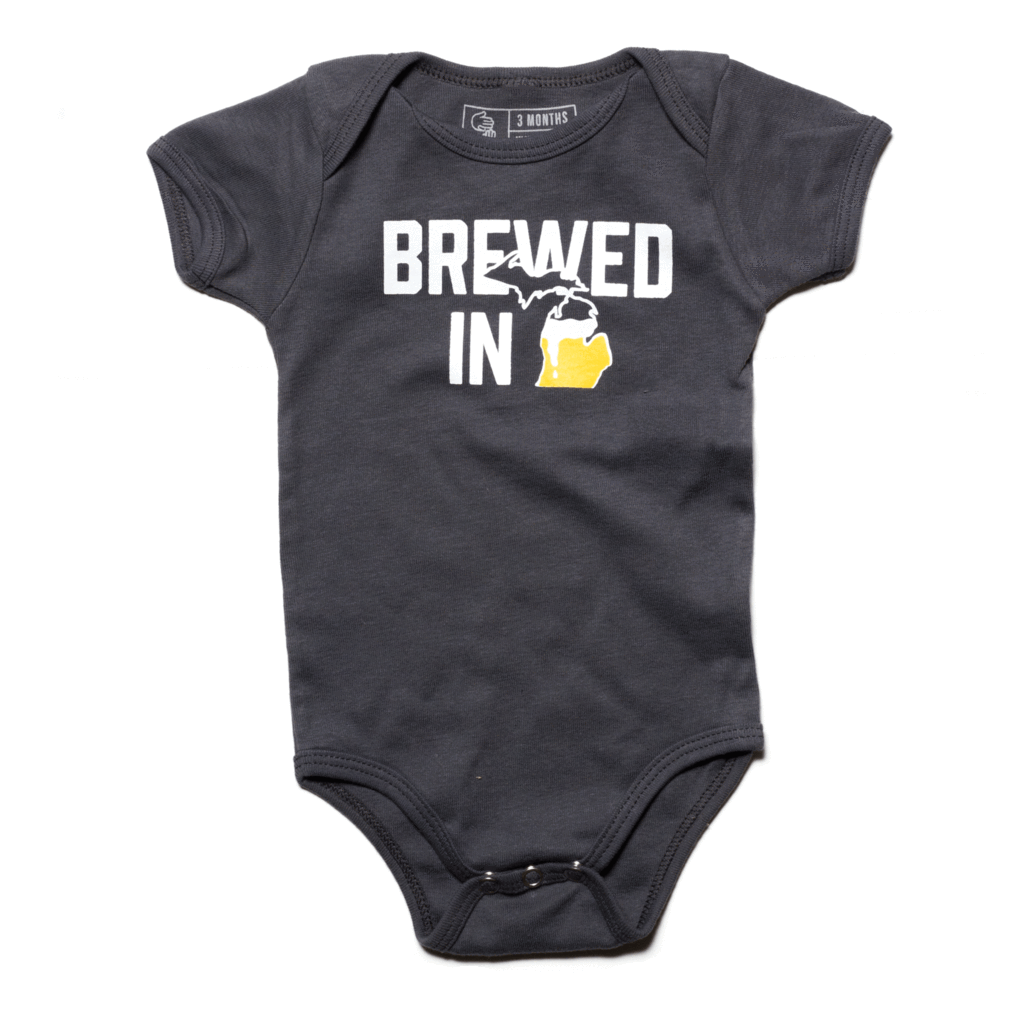 Brewed in Michigan Onesie