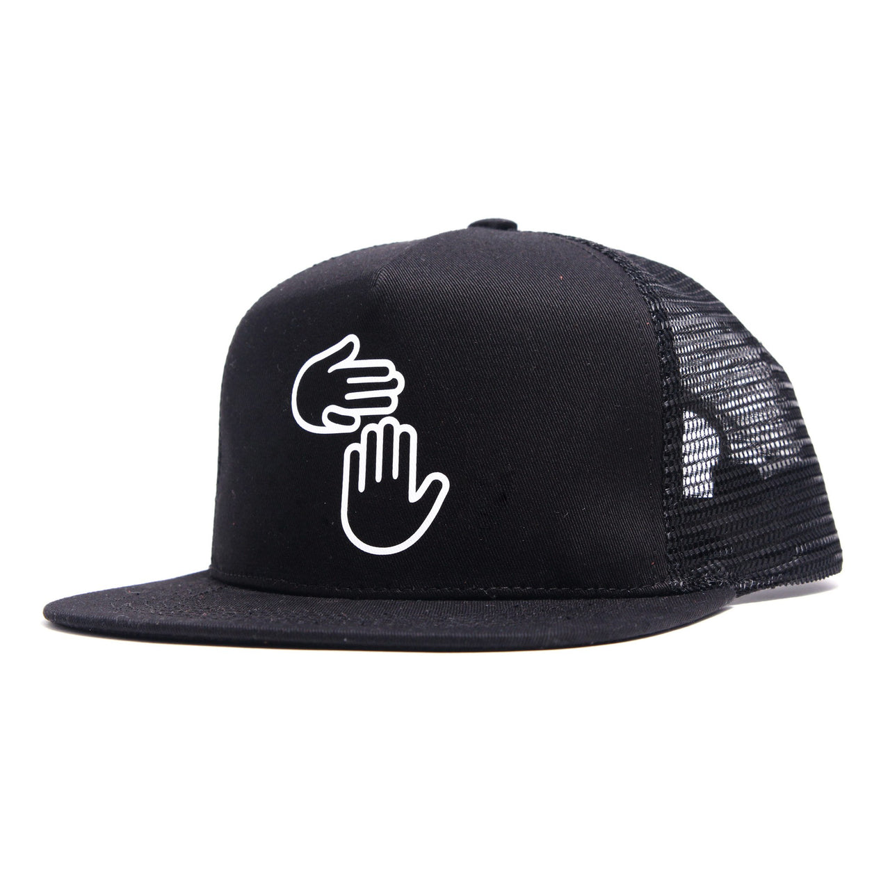 Michigan Hands Classic Snapback Trucker (Black)