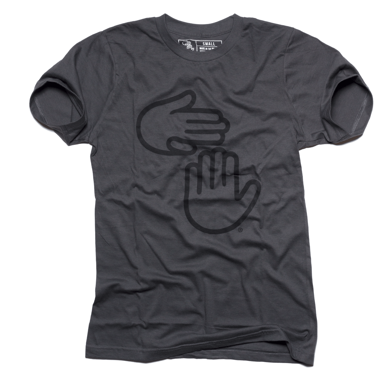Michigan Hands Tee (Asphalt)