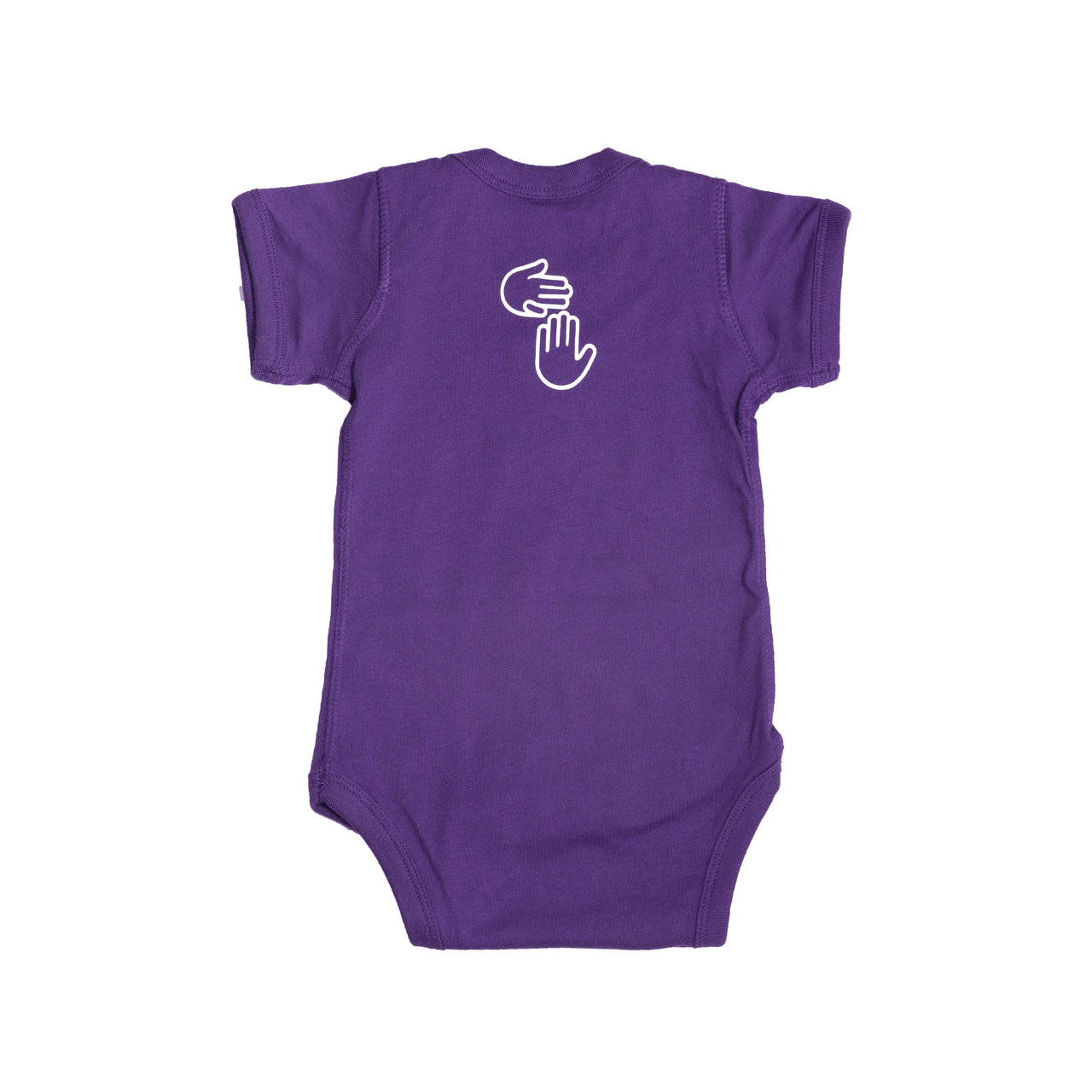 Michigan Hands Onesie (Purple)