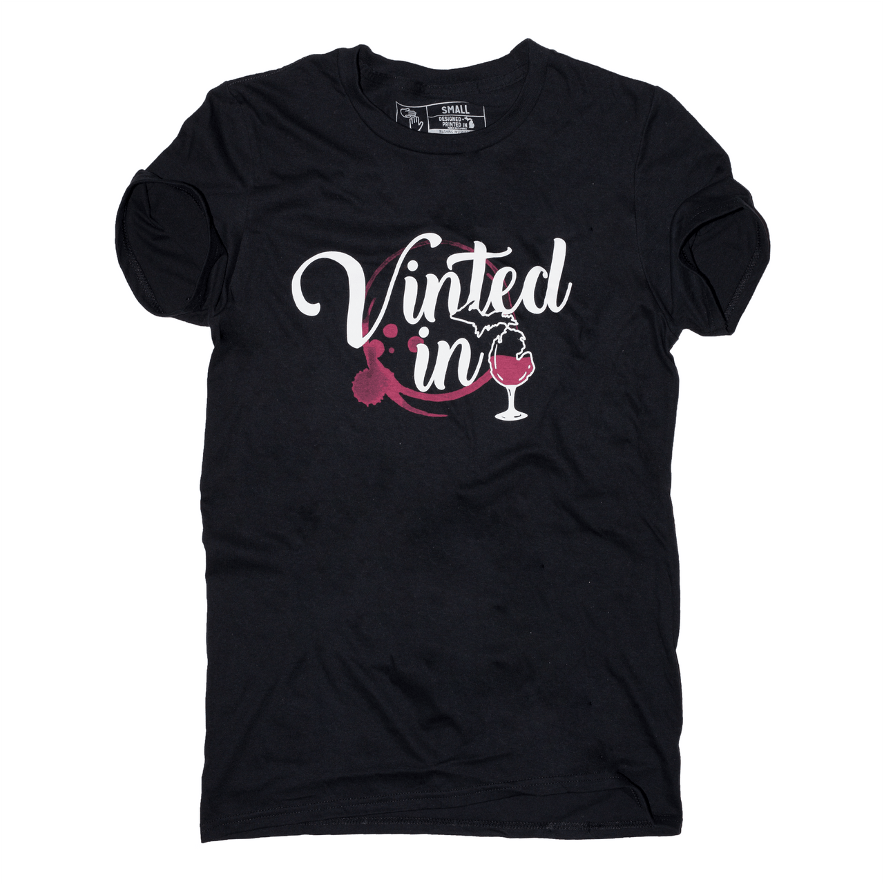 Vinted in Michigan Unisex Crewneck (Black)