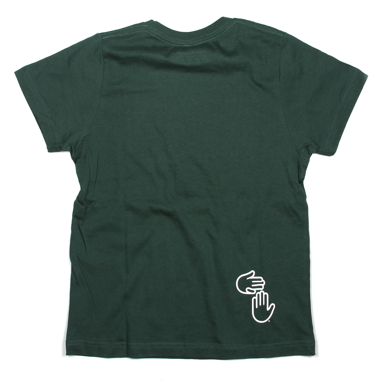Michigan Hands Youth Tee (Green & White)