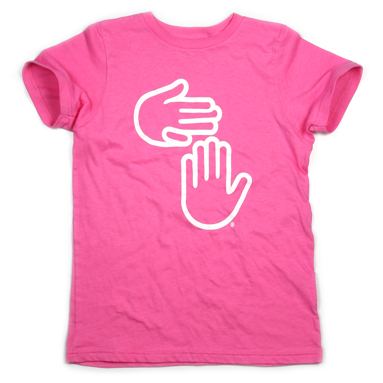 Michigan Hands Youth Tee (Raspberry)